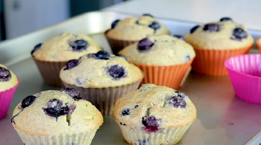 Bánh muffin sữa chua việt quất