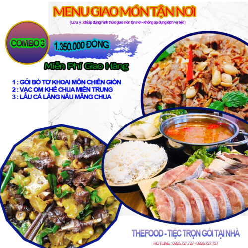 Combo Giao món số 3